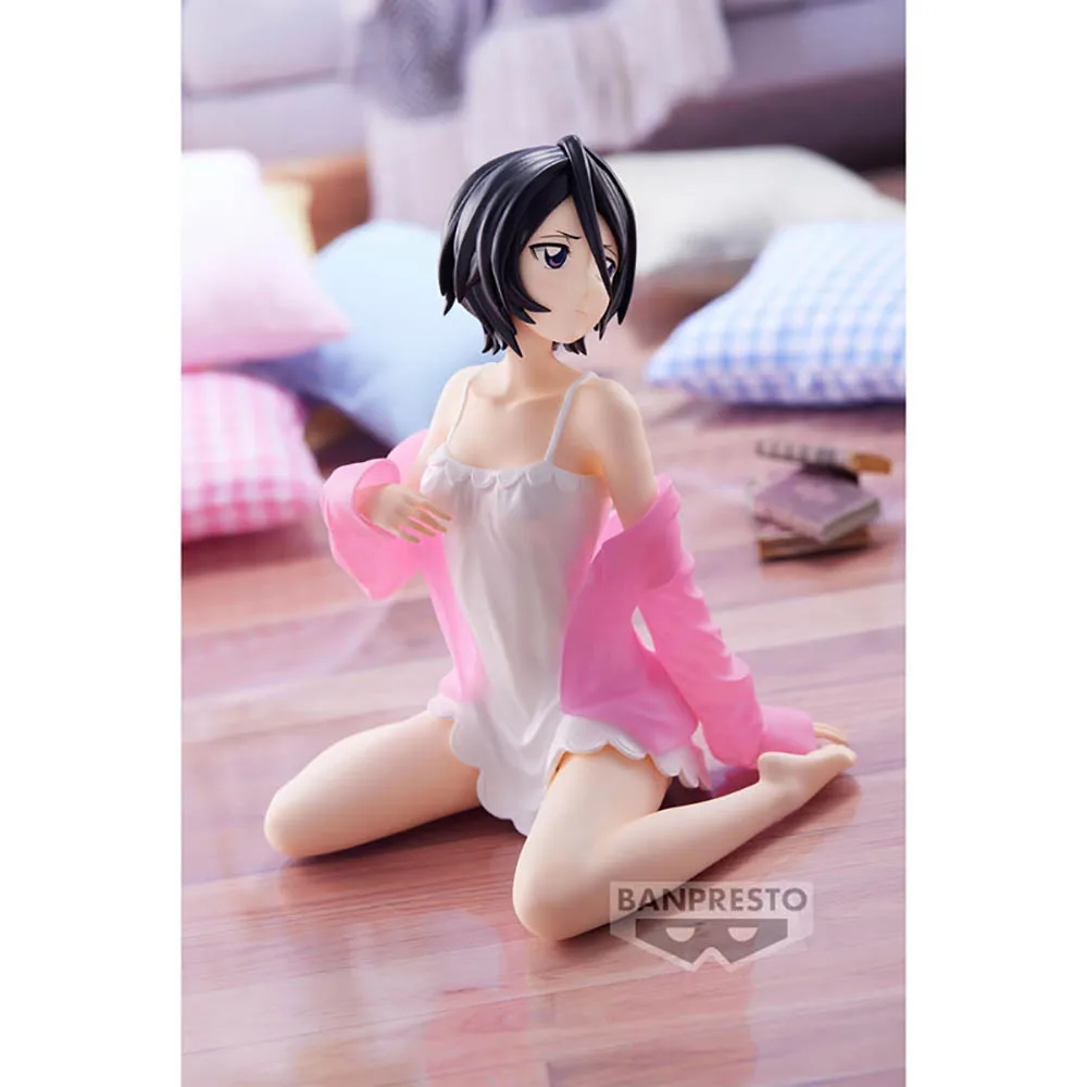 

Banpresto Bleach Relax time Kuchiki Rukia pajamas Ver. Anime Figure Collectible Action Model Toys