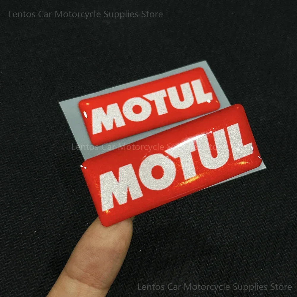 2 шт./компл. водонепроницаемые трехмерные светоотражающие наклейки Motul украшение
