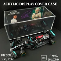 scale 143 164 f1 signature display case transparent acrylic pvc box for car model figure toy collectible miniature protection