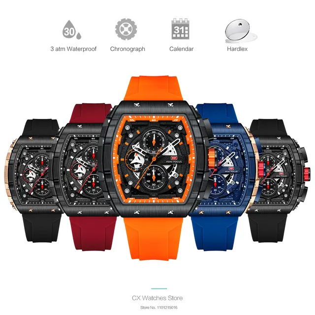 Sport Chronograph Quartz Watch for Men 6