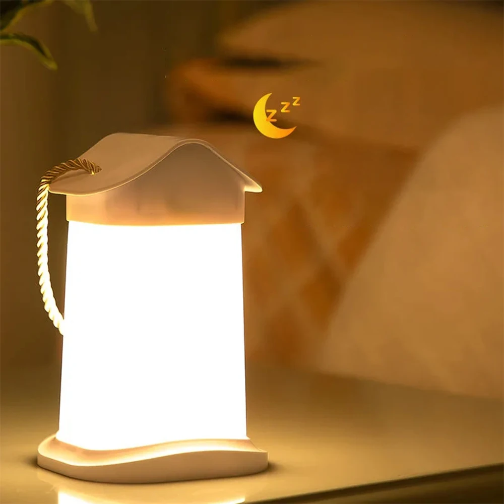 

Touch Night Light USB Rechargeable Baby Eye Protection Lights Portable LED Home Wake Up Bedside Lamp For Room Lighting
