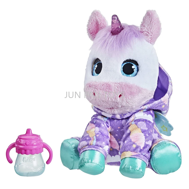 Фото FurReal Walkalots Lil' Wilds Glamalots Тигр Единорог Электронные плюшевые интерактивные животные с подсветкой Детская игрушка Модель Подарки №2