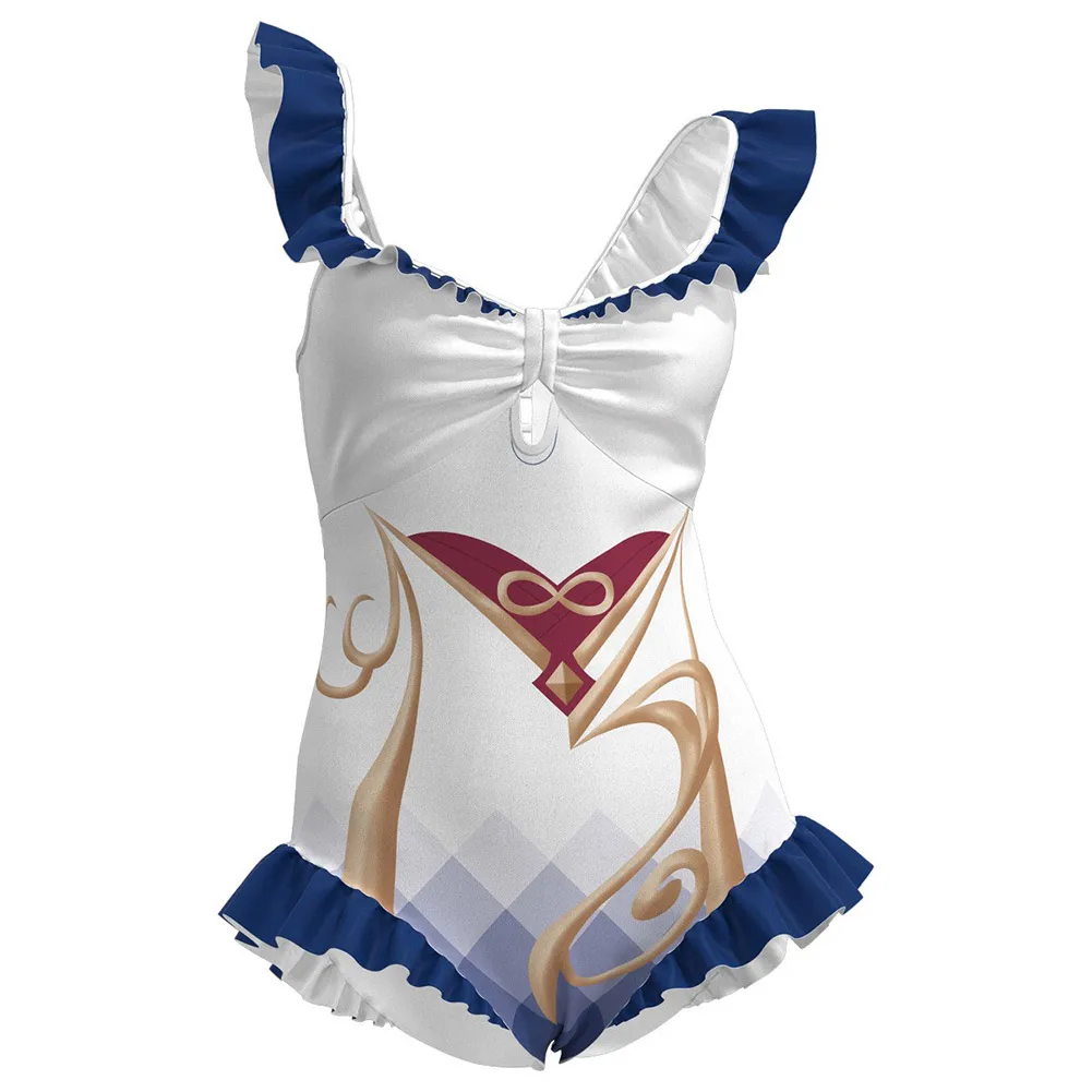 

Genshin Impact Ganyu Swimsuit Cosplay Costume Halloween Carnival Suit