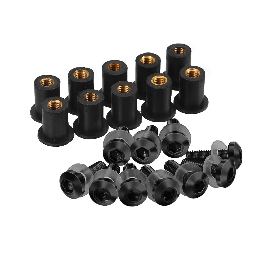 

10 шт., винты для крепления на лобовое стекло мотоцикла HONDA CBR1100XX / BLACKBIRD 1997 -2007