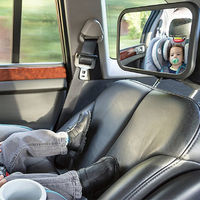 

Детское автомобильное зеркало, безопасное квадратное зеркало заднего сиденья, забота о безопасности, наблюдение за детьми, автомобильные аксессуары