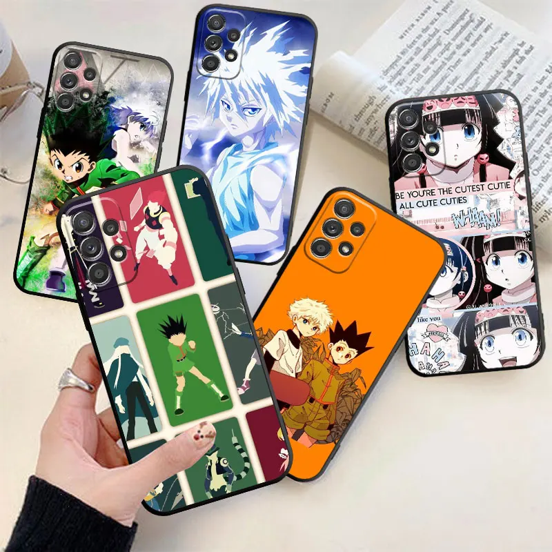 

Phone Case For Samsung Galaxy A53 A52 A70 A71 5G A73 NOTE 8 9 10 A22 LITE PLUS 20 ULTRA M52 M31 Hunter X Hunter TPU Cover