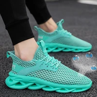 summer breathable mens running shoes fashion aqua flynit sports footwear super light weight big mesh sneakers for man