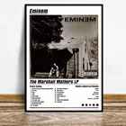 GX302 Eminem The Marshall Mathers LP музыкальный альбом со звездами, фотография, картина на стену, картина, декор для гостиной и дома