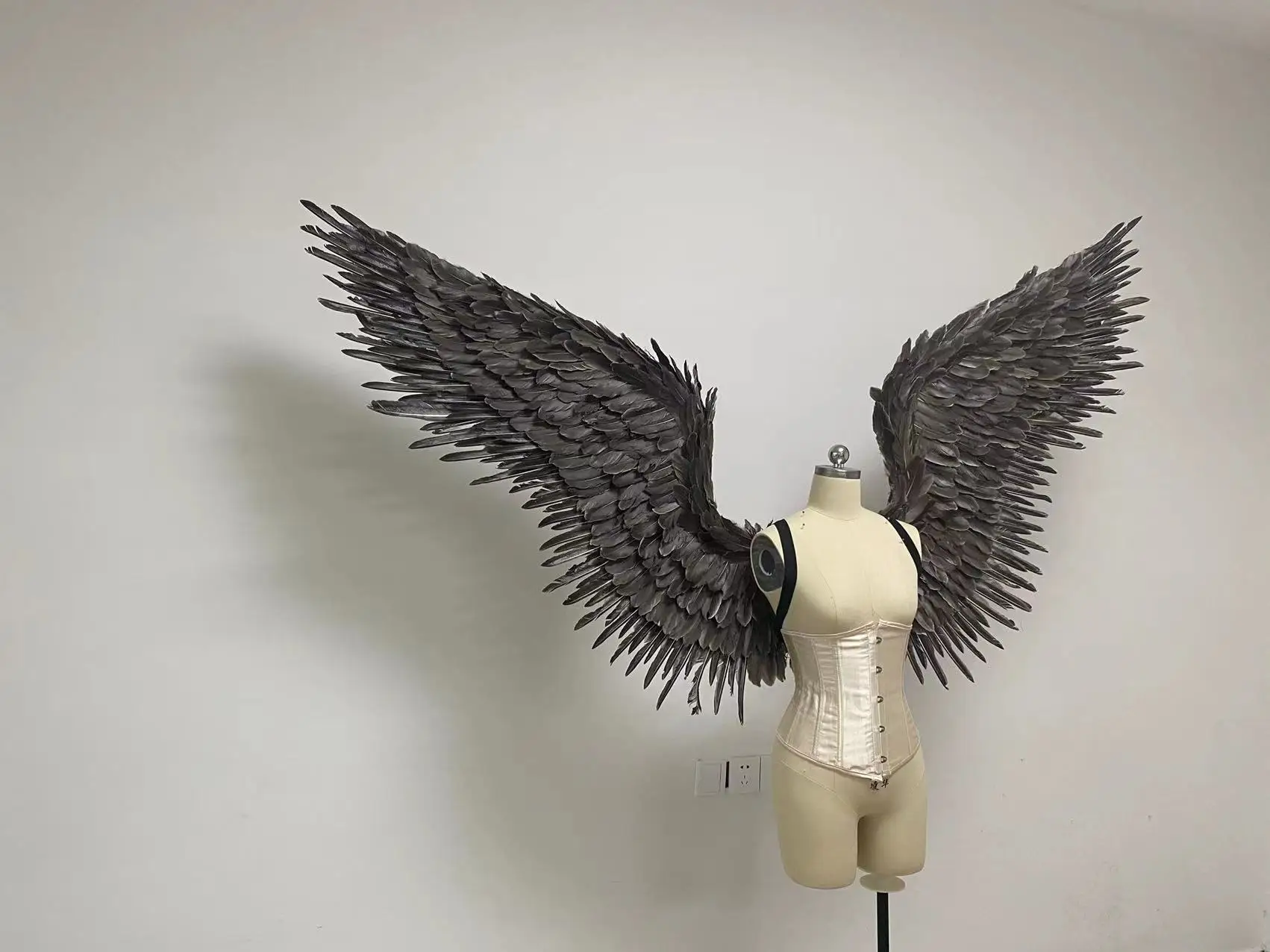 Супер большой для взрослых Weimi show перо крыло ангела вечевечерние косплейная