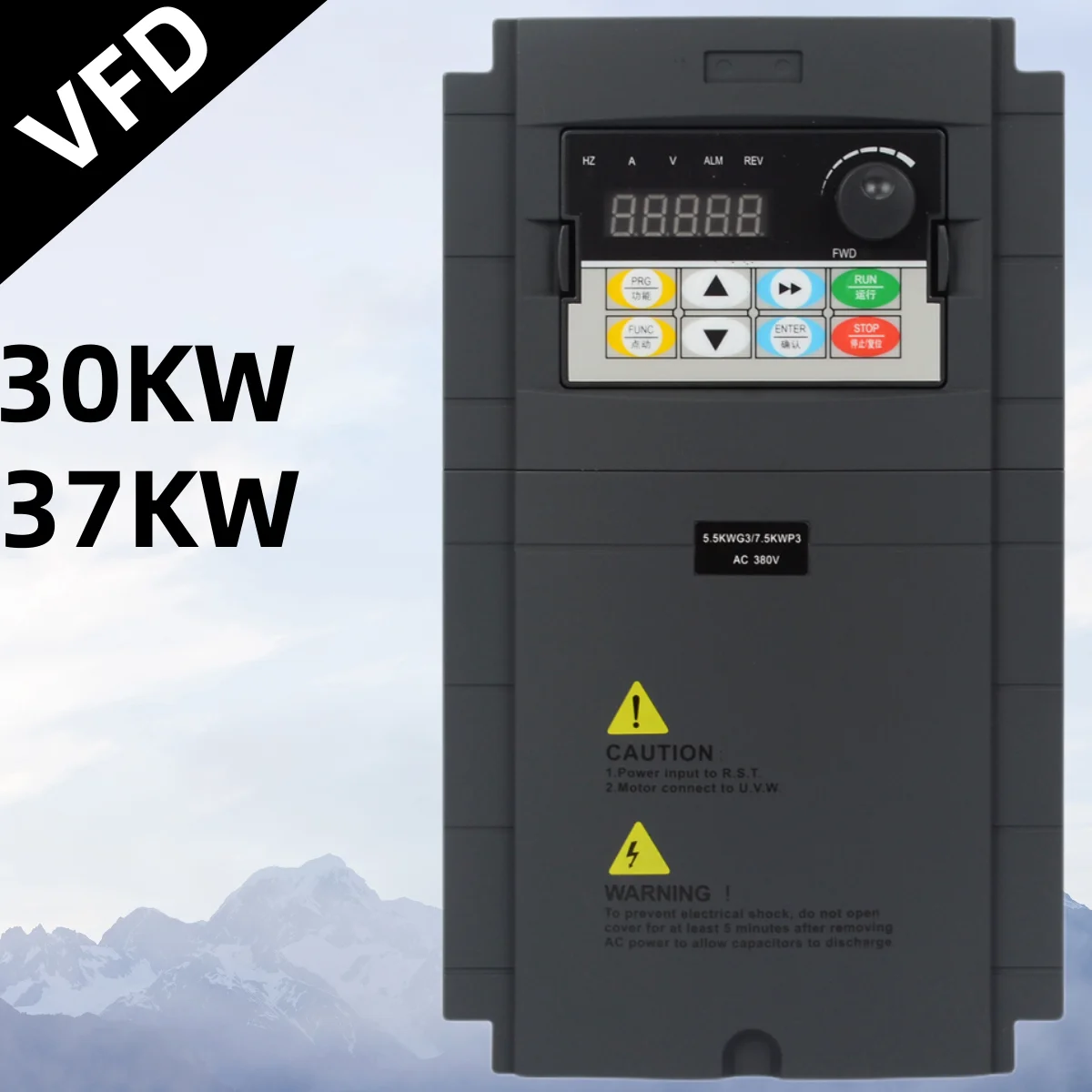VFD 30 кВт 37 кВт 3000 Гц высокопроизводительный векторный Тип преобразователь частоты AC380v трехфазный Частотный преобразователь для двигателя