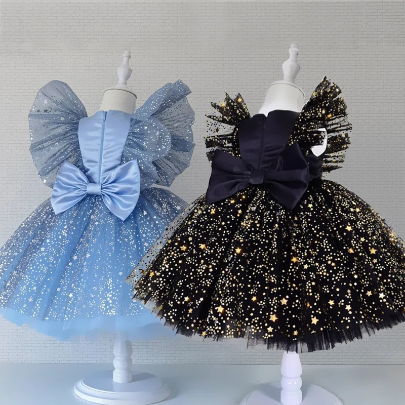 

Girl Dress for Wedding Summer Baby Kids Princess Dresses for Girls Children Bowknot Birthday Vestidos Girls Evening Prom Dress