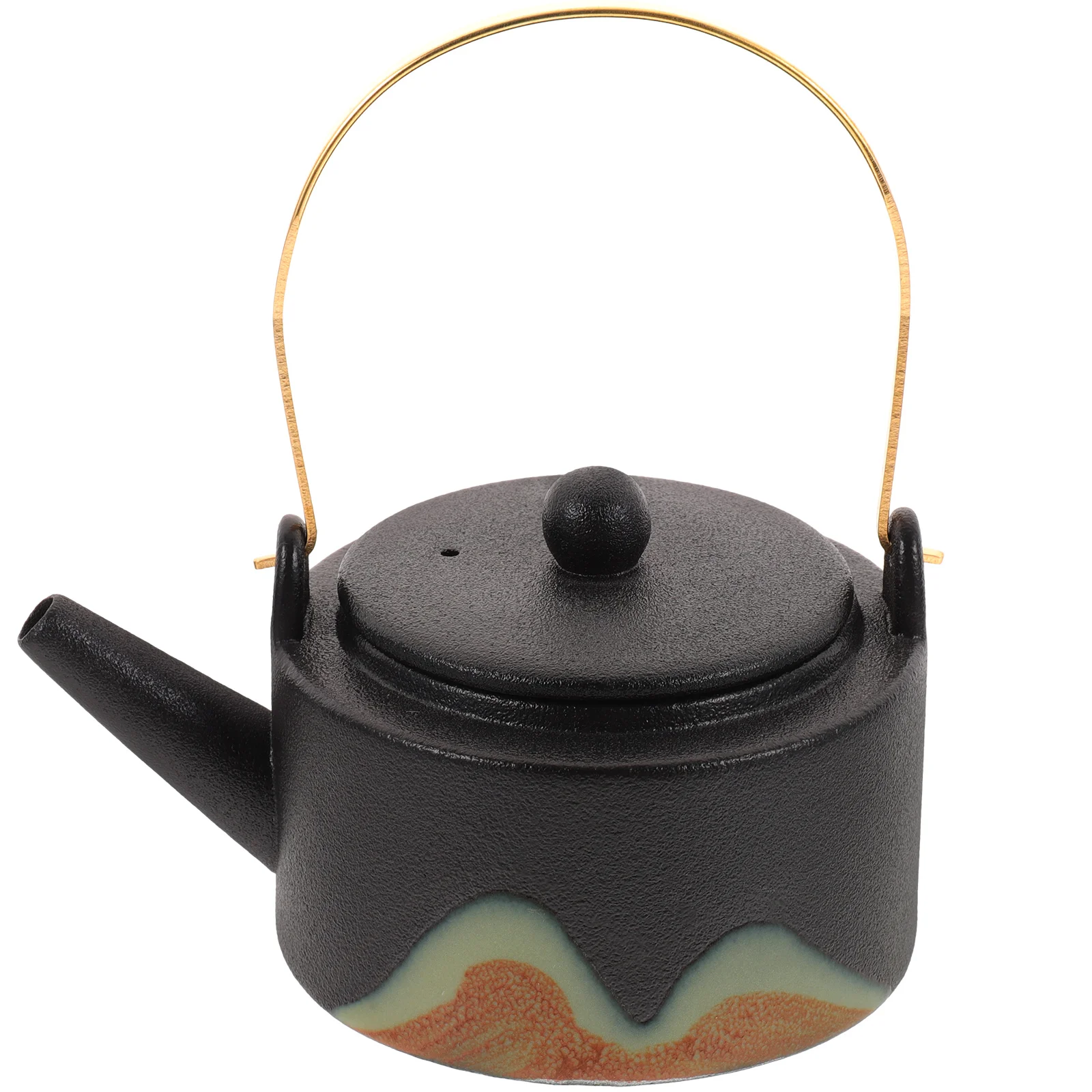 

Kettle Teapot Tea Ceramic Pot Water Japanese Stovetop Kungfu Boiling Coffee Tetsubin Whistling Loose Leaf Maker Enamel Container