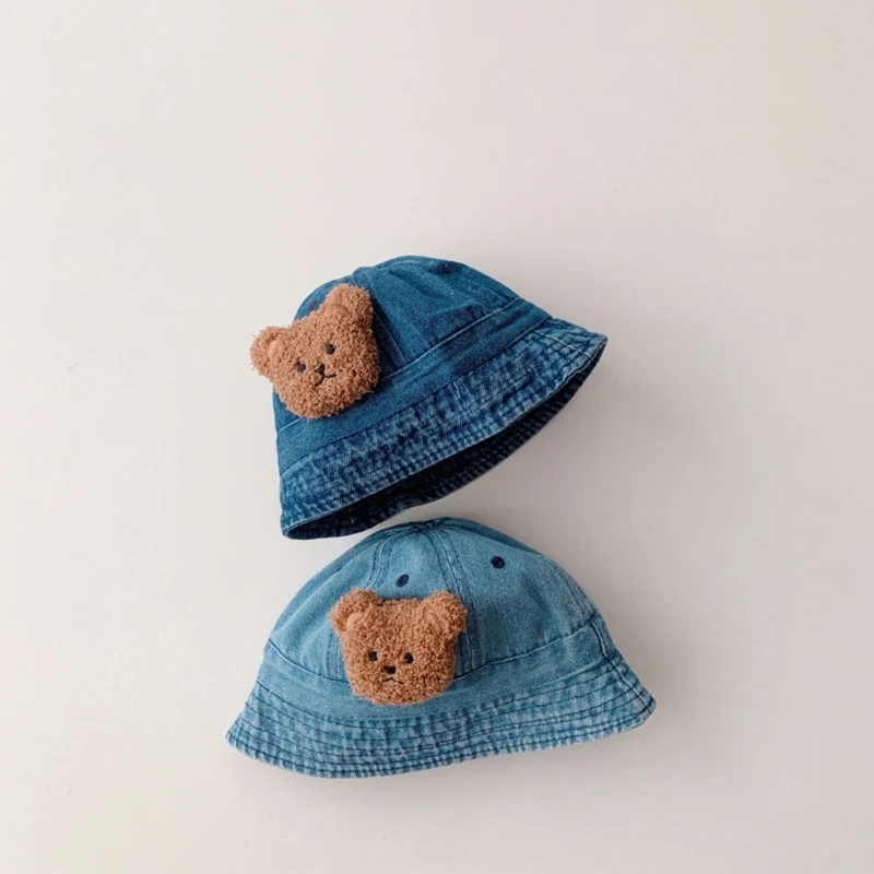 

Wide Brim Baby Hat Toddler Fisherman Hat Sunproof Bucket Hat Child Floppy Hats