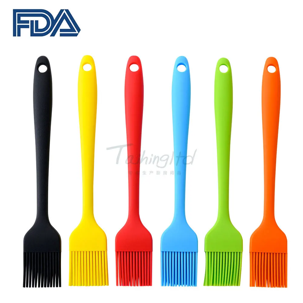 

Silicone Basting Pastry Brush For Baking Cooking BBQ Grill Spread Oil Butter Sauce Kitchen Accessories Barbecue Brush Tools 21cm