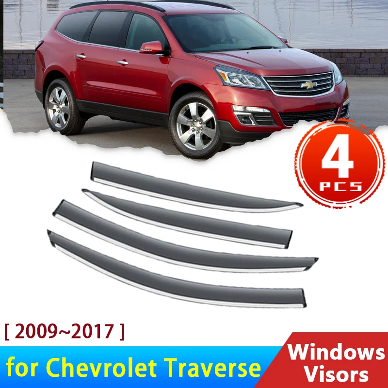 

Гальванические дефлекторы для Chevrolet подача 2009 ~ 2017 2010 2011, аксессуары, автомобильные оконные козырьки, защита от дождя и бровей, солнцезащитны...