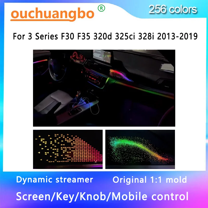 Ouchuangbo подсветка для 3 серии F30 F32 F33 F35 320d 325ci 328i 2013-2019 RHD LHD атмосферная лампа светодиодное окружающее освещение