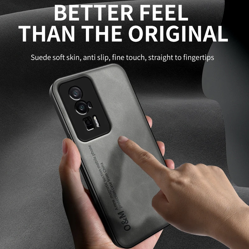 

For Xiaomi Redmi K60 Pro Чехол для Skin Feel Shockproof Matte Leather Case Soft Back Cover Funda For Xiaomi Redmi K60 Pro