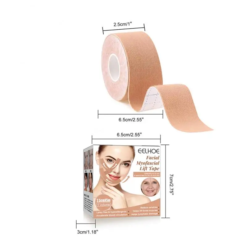 

5M Face Lift Tape Adhesives Patch Instant Invisible Face Stickers Neck Eye Double Chin Lift Tapes Makeup Face Lifting Tool