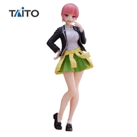in stock original taito the quintessential quintuplets nakano ichika anime figure school uniform 20cm model toys for girls gift