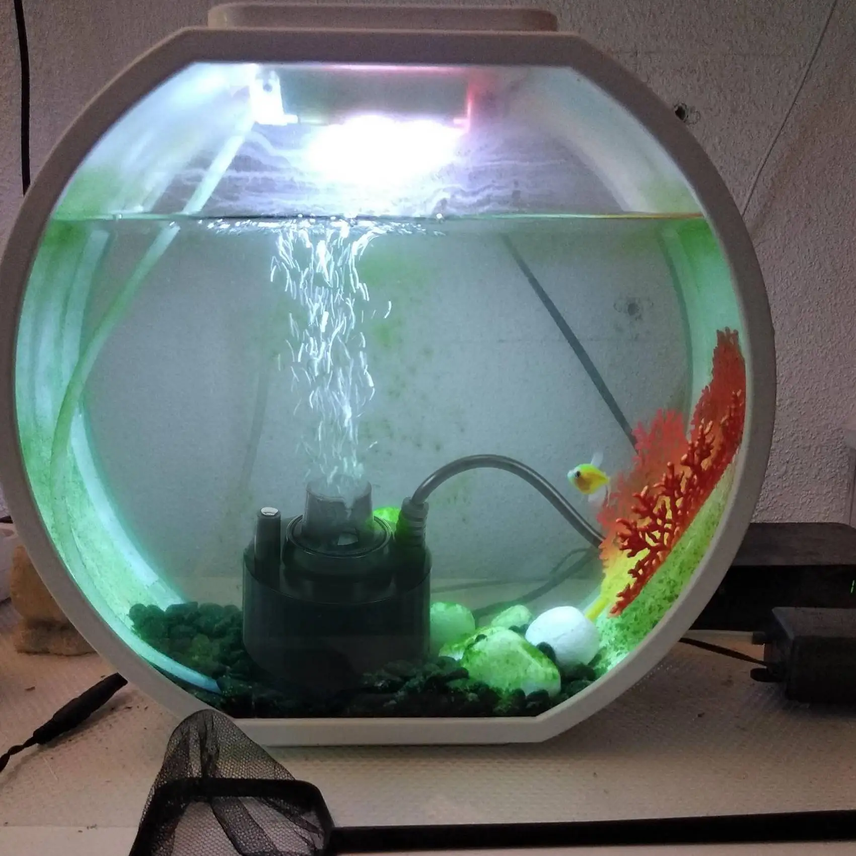 400 мл/ч мини ультразвуковой туманообразователь Fogger фонтан для воды пруд туман