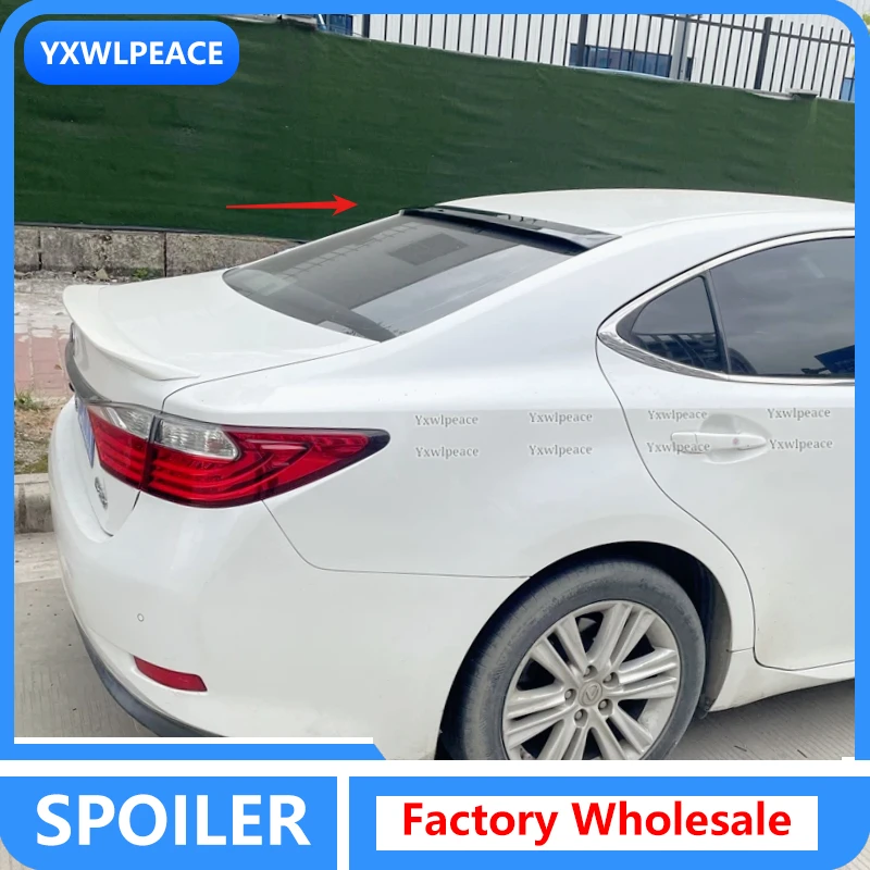

Спойлер для Lexus ES250 ES300 ES350 2013 2014 2015 2016 2017, ABS материал, цвет праймера, спойлер на крышу заднего окна, автомобильные аксессуары