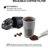 reusable coffee machine filter keurig k cup universal filter pod for all 2 0 series brewers replacement coffee capsule