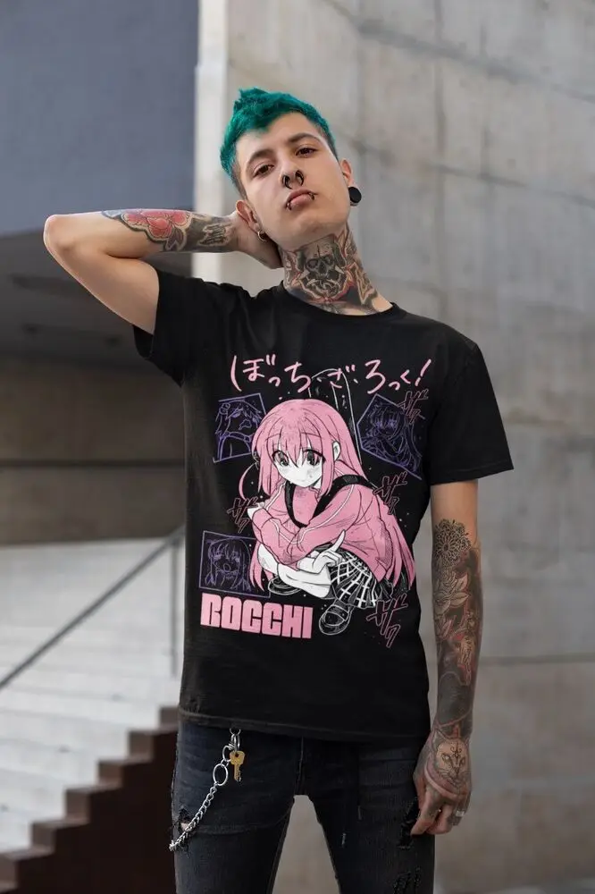 Футболка Hitori Gotou Bocchi the Rock Аниме Девушка Ямада Nijika Ijichi