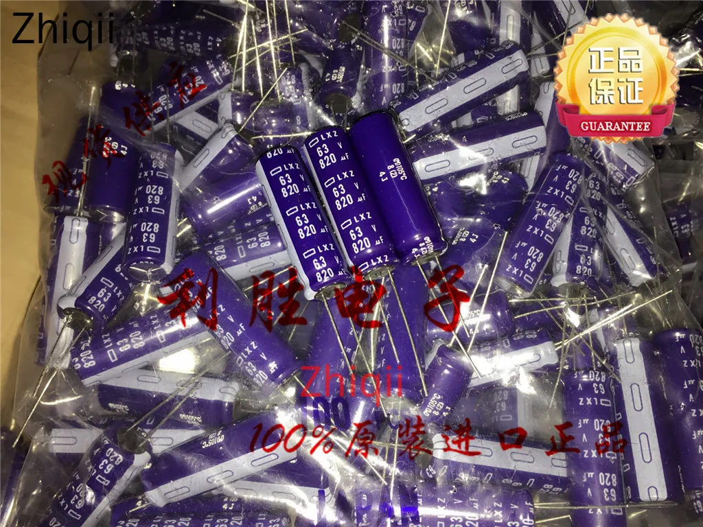 5 шт./10 шт. оригинальный новый конденсатор высокой частоты 820 мкФ 63 в | Электронные