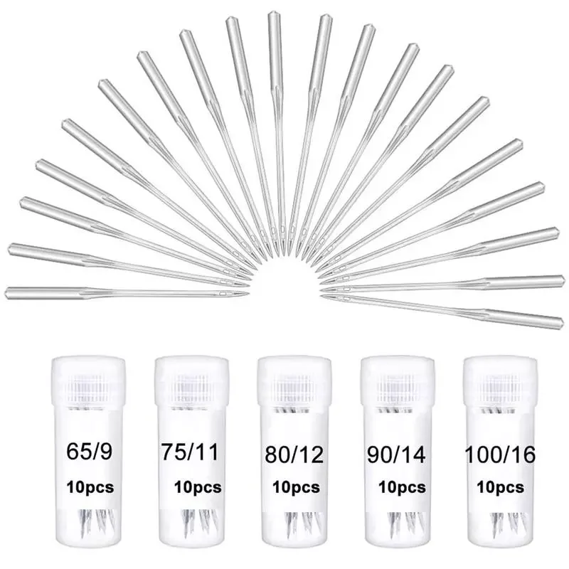 

10Pcs Household Sewing Machine Needle Sharp Universal Regular Point For Singer Brother Sewing Machine Accessories