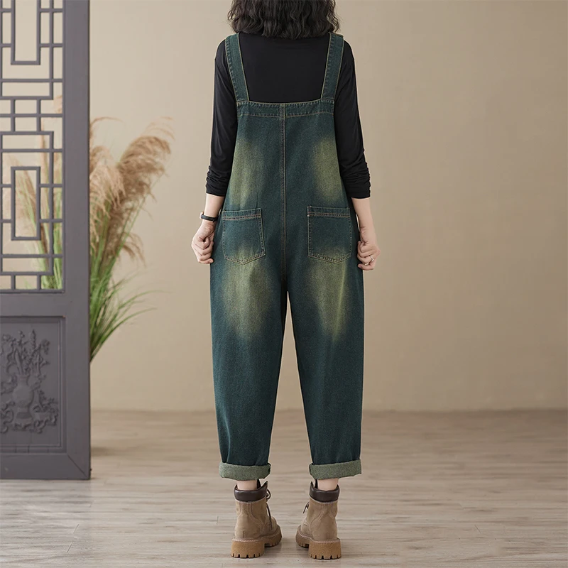 Aricaca высококачественные женские брюки с широкими штанинами джинсовые на