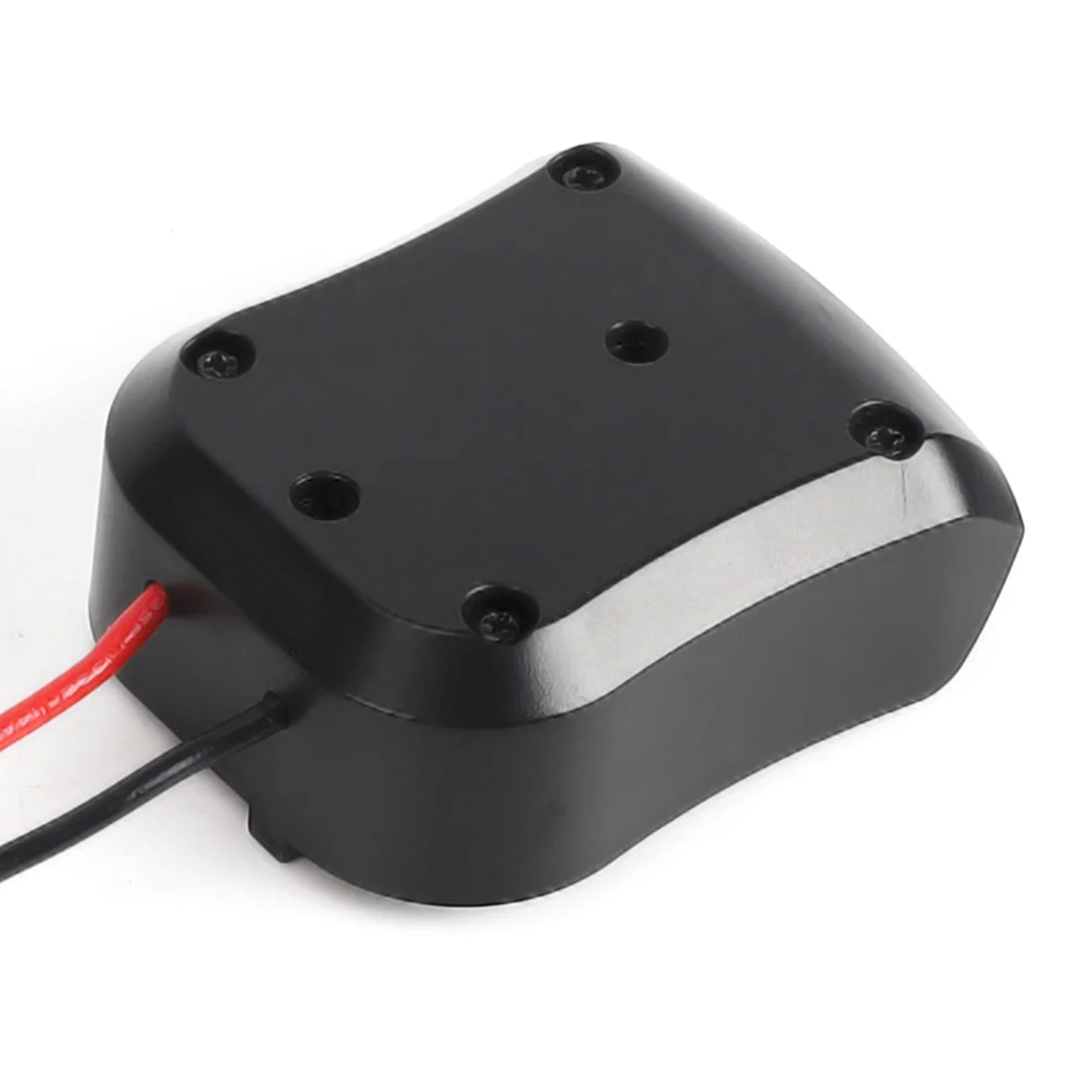 

DW12V DIY Battery Adapter for Dewalt 10.8V-12V Li-Ion Battery Power Wheel Adaptor Dock Holder with 14 Awg Wires,Black