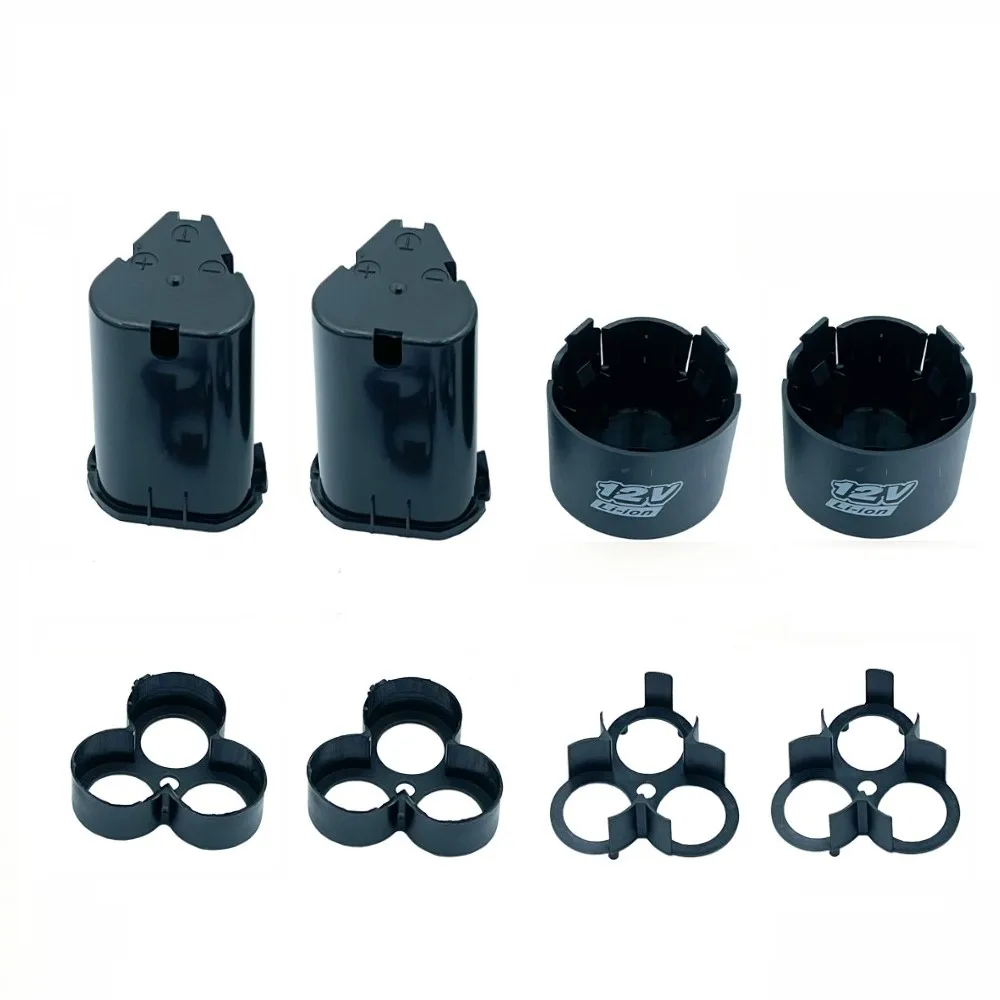

2sets Top Shells 12V Electrical Tools 3S Li-Ion Battery Case 3 Cell Packs For Hand Lithium Drill Cases Accessories Equipment