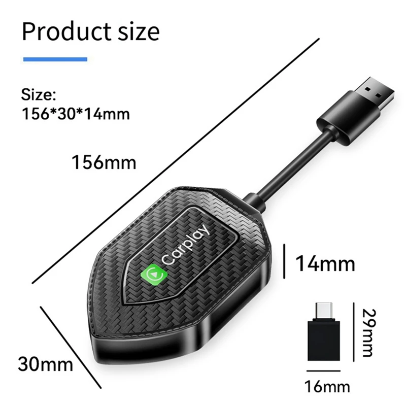 2 в 1 автомобильный беспроводной адаптер для Android