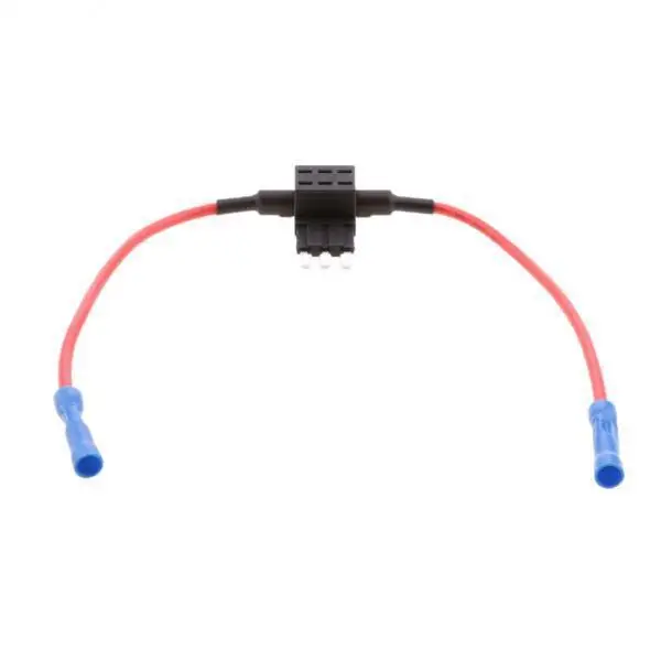 

5xInline 3-Pin Micro Blade Fuse Tap Holder Block Wire Cable Connector
