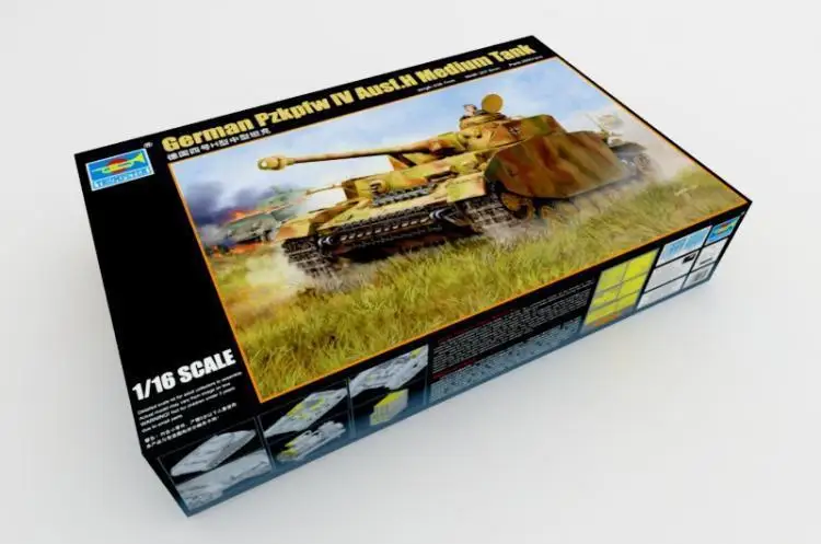 Trumpeter 00920 1/16 Немецкий Pz.Kpfw.IV Ausf H Средний бак |