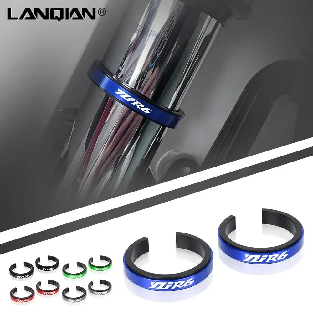 

YZFR6 40-44mm Motorcycle Shock Absorber Auxiliary Adjustment Ring CNC Accessories FOR Yamaha YZF-R6 1999-2020 Front Suspensions