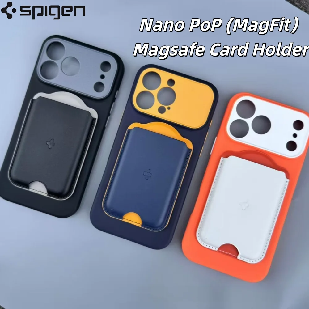 Фото Кошелек-держатель для карт Spigen Nano Pop MagFit (MagFit) для iPhone 17 18 Pro Max и Samsung Galaxy S26 S25 Ultra №1