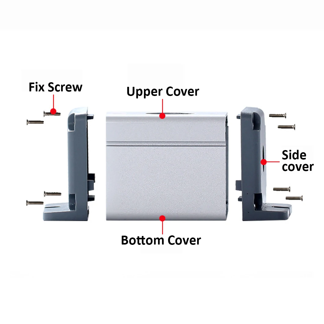Футляр для кнопок с 5 отверстиями 45 х45 мм 16/19/22