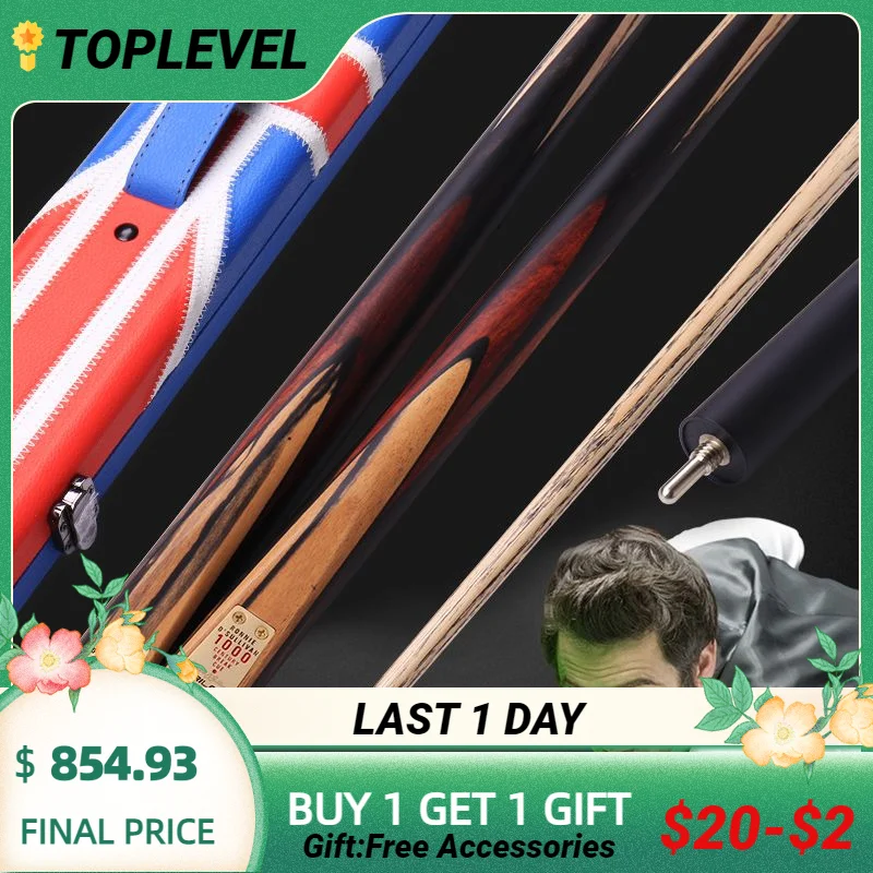 

RILEY RCENT-101 высококачественный ручной работы 9,5 мм цельный бильярдный снукер палка кий с Чехол расширение ограничено до 1000 профессиональный