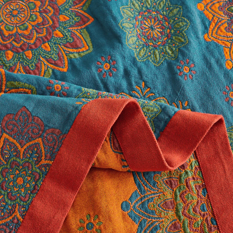 1 шт. покрывало на кровать Королевский размер винтажный стиль Марлевое одеяло для