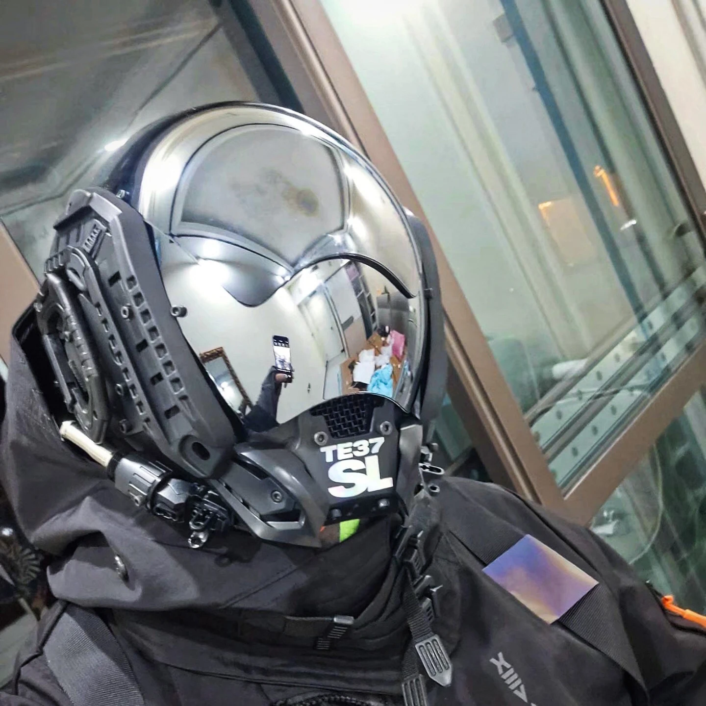 Персонализированная маска для косплея черная самурайская вечеринки маски