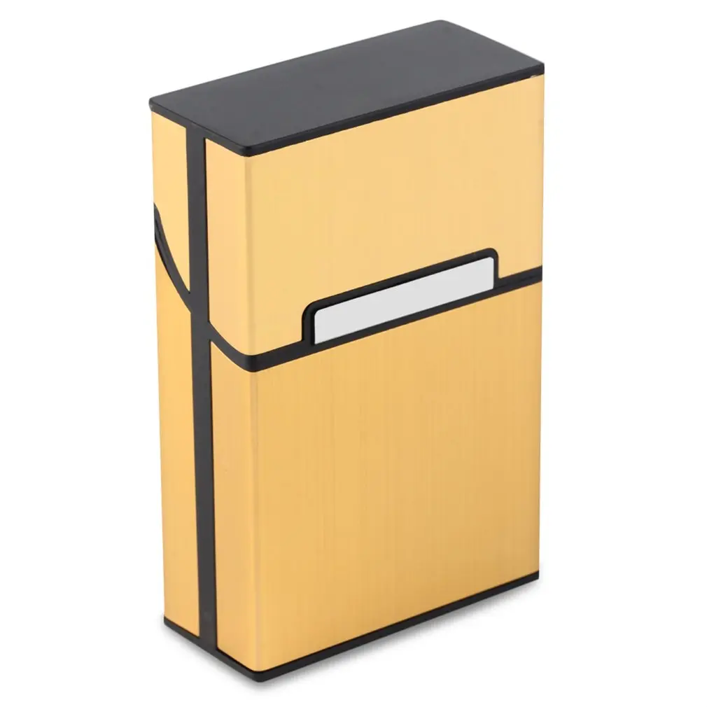 

Portable Cigarettes Slim Aluminum Cigarette Case Cigar Tobacco Holder Box Storage Container Smoking Accessories