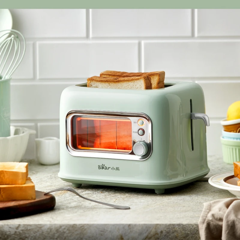 

Toaster Slice Toaster Spit Driver Sandwich Breakfast Machine Household Small Full-automatic Visual Toaster Free of Charge