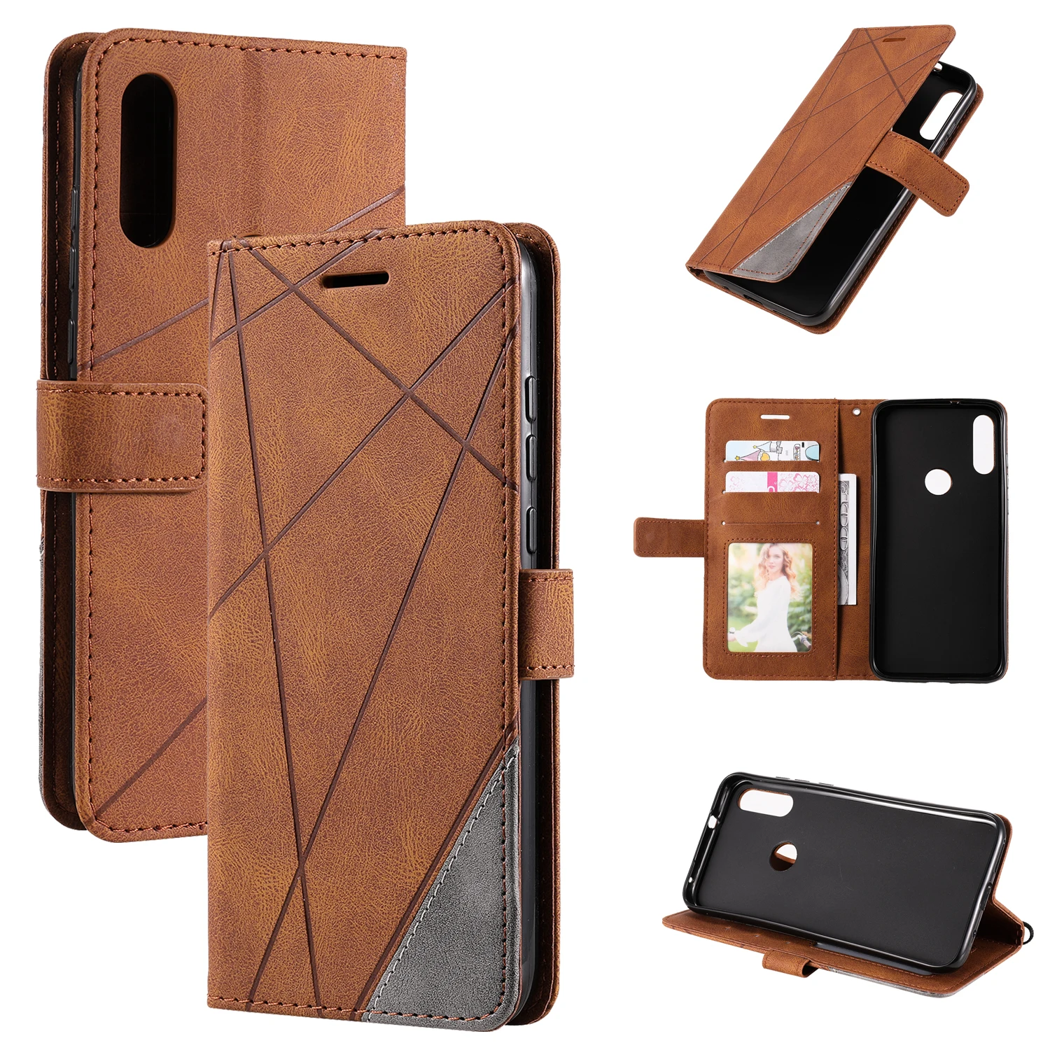 

Wallet Flip Leather Phone Case For Bag Xiaomi Redmi Note 10 Pro 10S 10X K40 K20 Pro Rhombus Stripe Book Cover 5G 4G A3 Lite MKG