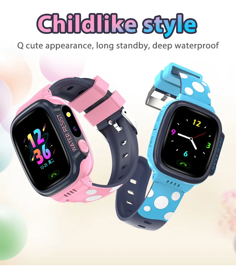 

2023 new 4G Kid Smart Watch GPS+WiFi Sim Kids Smart-Watch Waterproof SOS Antil-lost Children 2G Smartwatch Camera Phone Watch