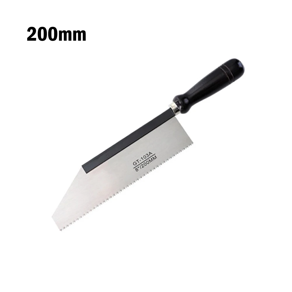 200/250mm Sharp Sawtooth Hand Saw 3-edge Saw 65# Manganese Steel Saw Blade For Woodworking Garden Pruning Hand Tools