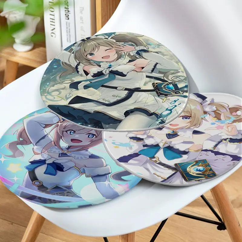 

Anime Barbara Gunnhildr European Plush Cushion Home Back Cushion Soft Comfortable 50x50cm Chair Mat Pad