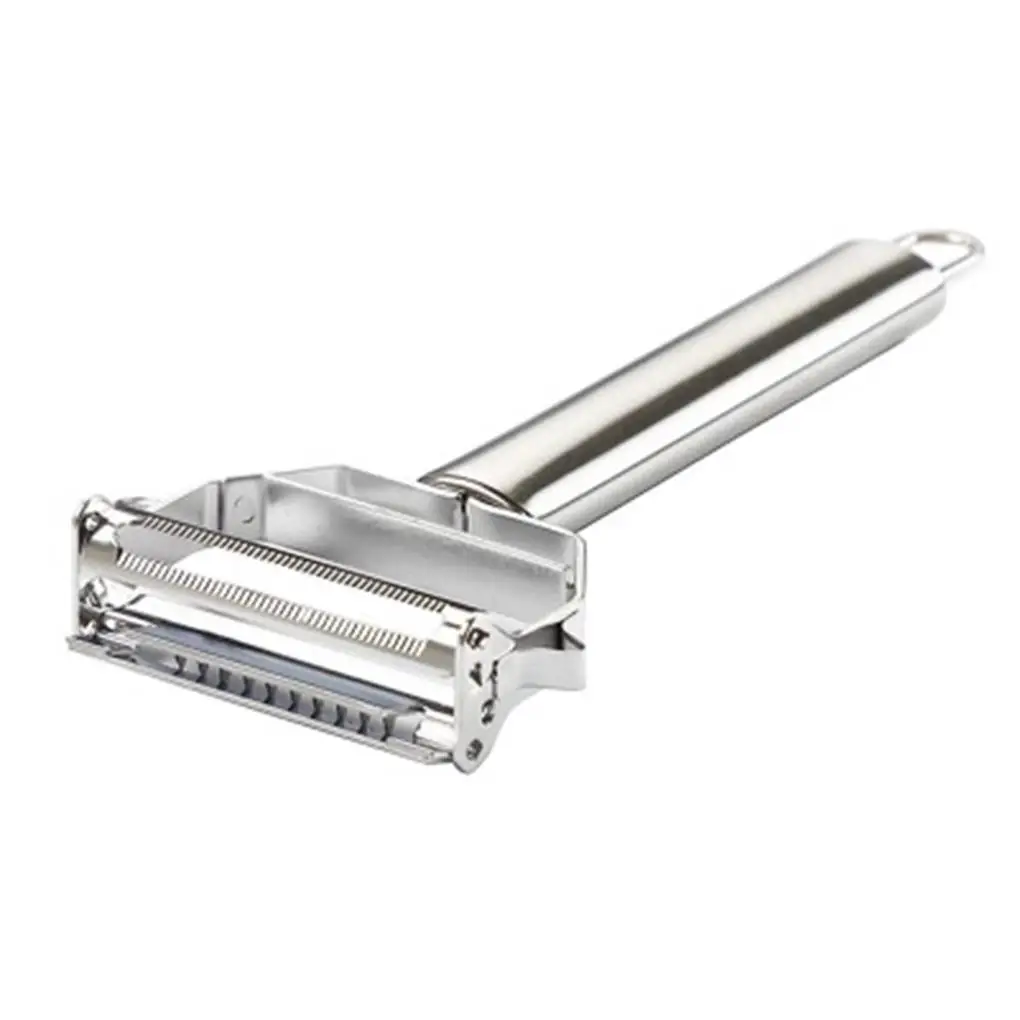 

Stainless Steel 2 In 1 Vegetable Grater Julienne Tool Potato Peeler Vegetable Fruit Peeler Kitchen Supplies