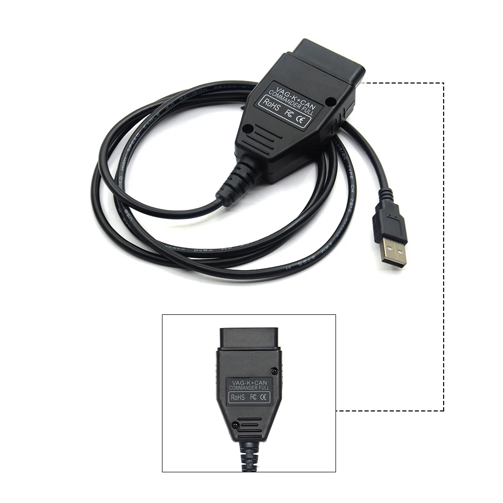 VAG K CAN Commander 1 4 + FTDI PIC18F25K80 OBD2 OBD 2 Автомобильные диагностические инструменты