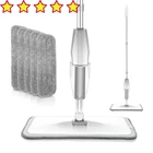 Швабра с распылителем для детской швабры, насадки для швабры с вращением на 360 градусов, плоская Швабра для ламината из твердой древесины